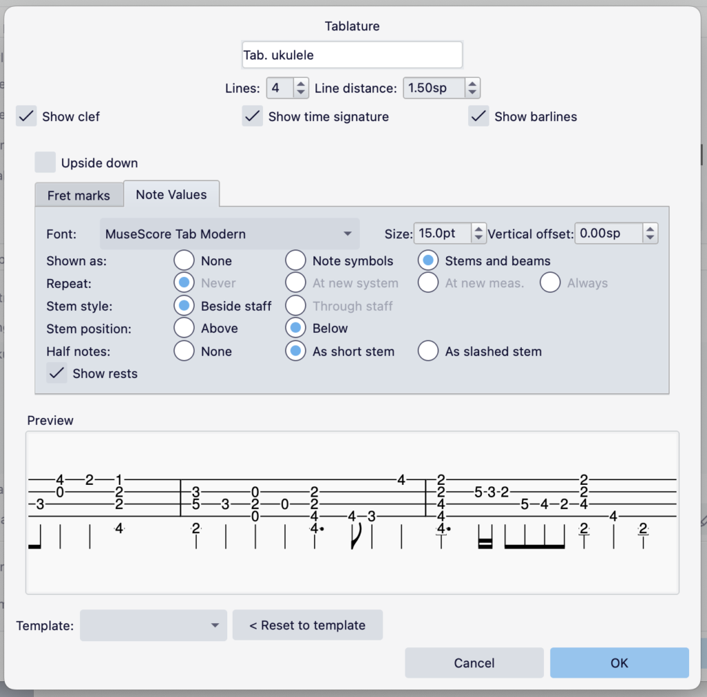 MuseScoreAdvancedTabSettings