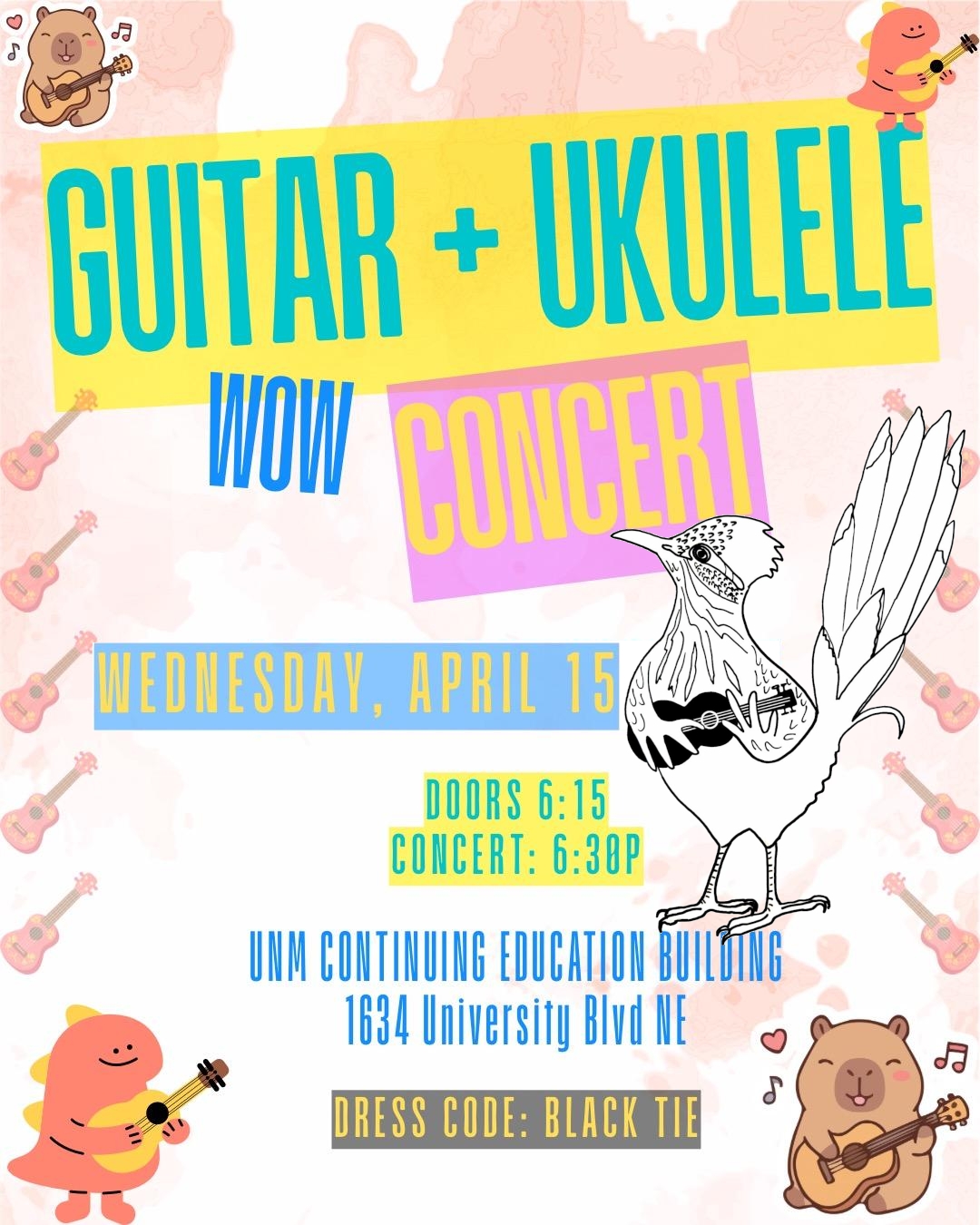 UNMCEGuitarAndUkuleleWOWConcert
